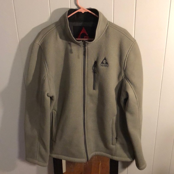 Gerry Weber Other - Gerry heavy rib knit full zip jacket gray XL